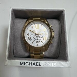 Michael Kors Oversize Bradshaw Gold-Tone Watch 43mm